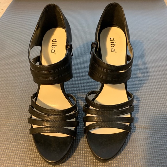 Diba Strappy Stilettos- Size 12M - Picture 1 of 5